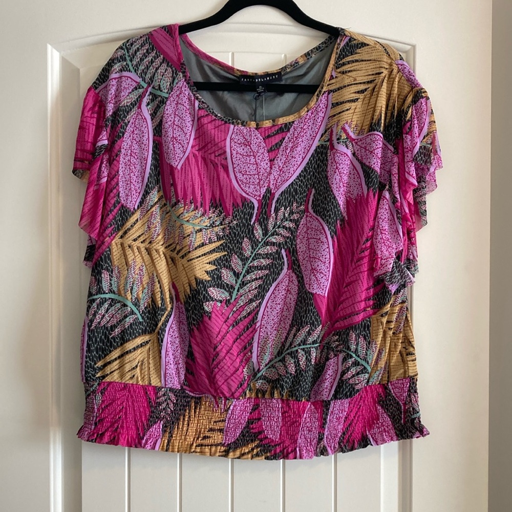 Tropical Print Women's Top